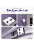Ease USB-C naar USB-A Koppelstuk Grijs