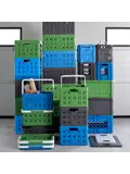 Square - Vouwkrat met handgreep - 32L - 2-dlg