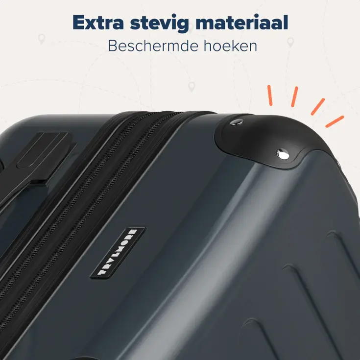 Kofferset – 2 Delig – 45L – Donkergrijs