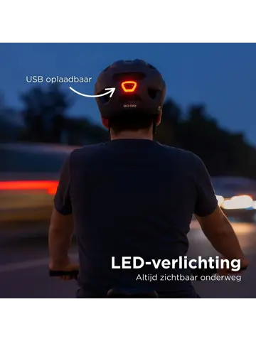 RIDER SMART fietshelm met zonneklep