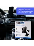 Wegman Telefoonhouder Auto Draadloze Oplader