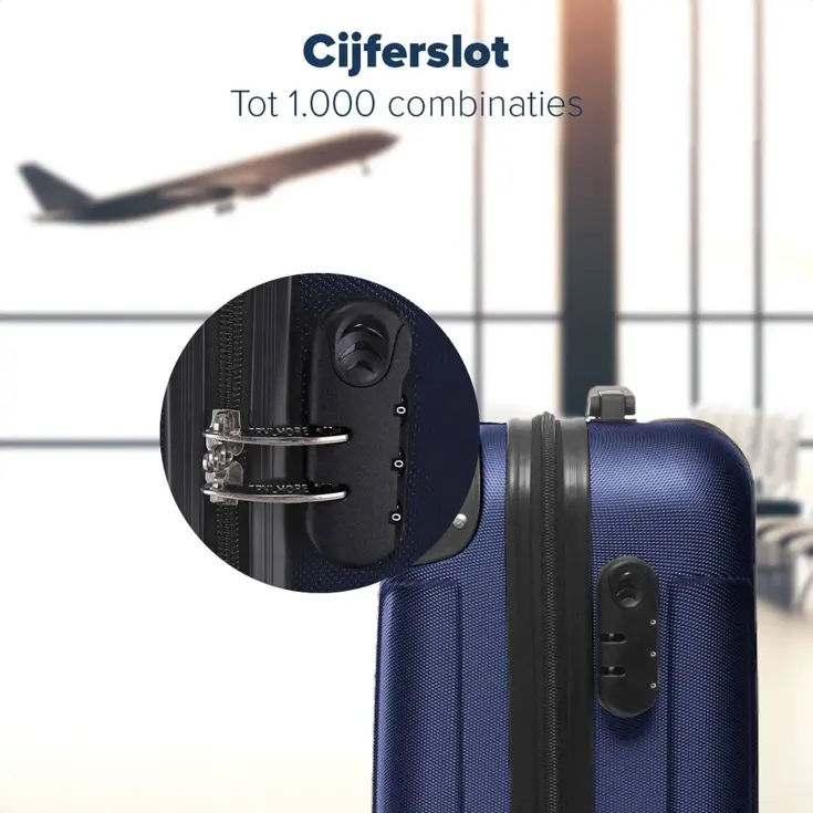 Handbagage Koffer – 38L – Donkerblauw