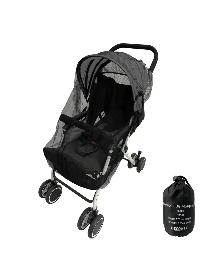 Klamboe voor buggy en campingbedje