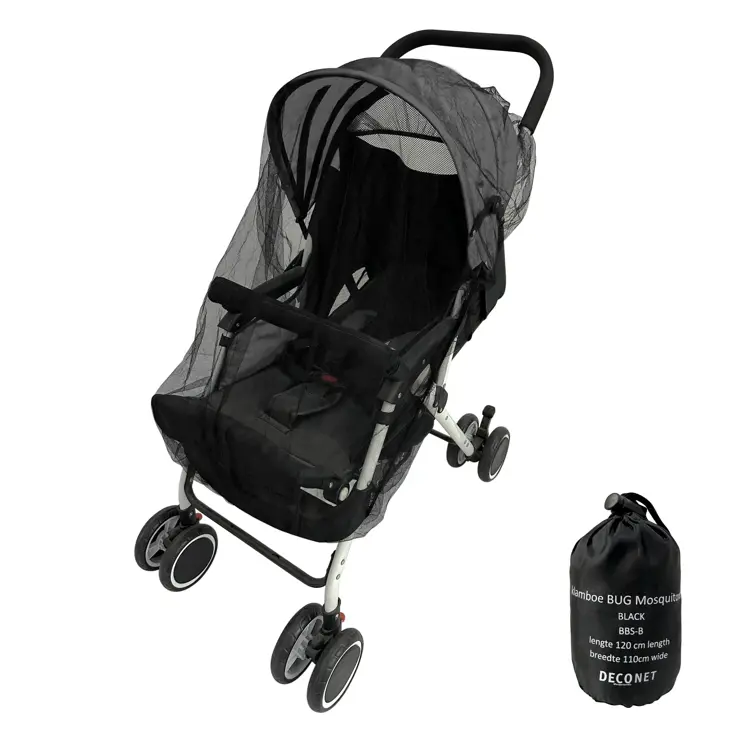 Klamboe voor buggy en campingbedje