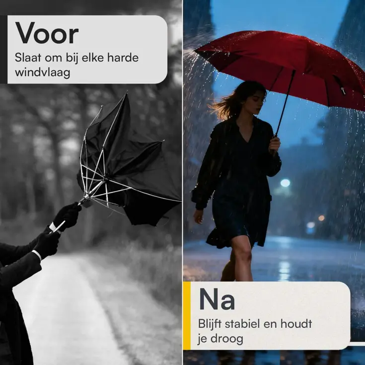 Stormparaplu met hoes
