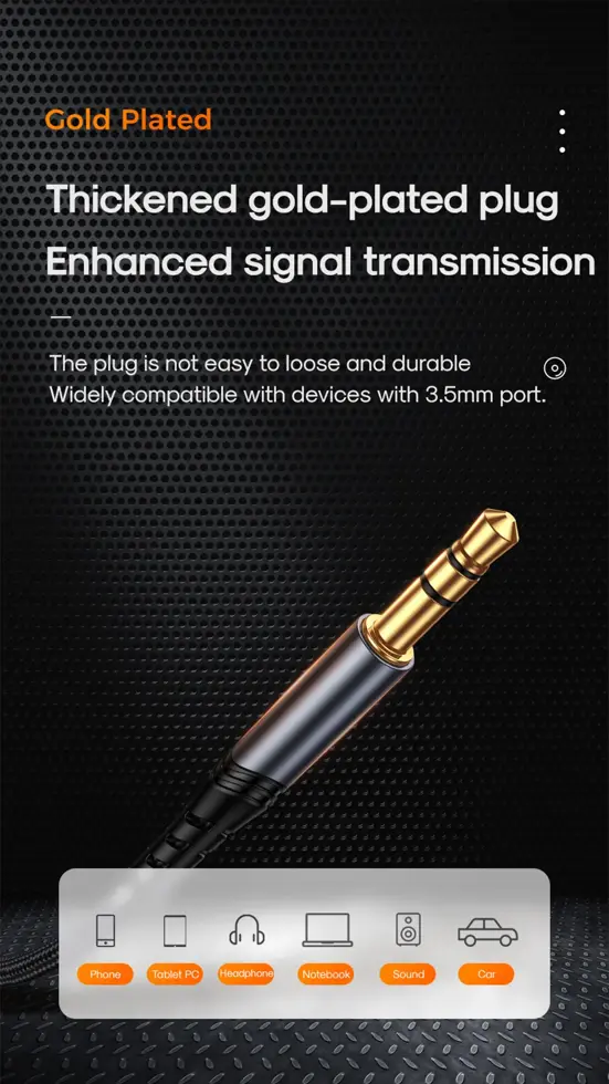 USB-C / Audio Jack Kabel - 1 meter