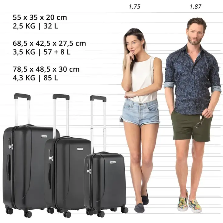 CarryOn Skyhopper Kofferset 3-delig