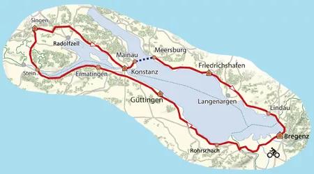 9-daagse fietsvakantie Bodensee - Op de fiets door 3 landen