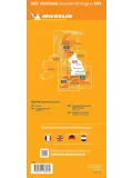 Kaart Regional 502 Engeland Noord Midlands