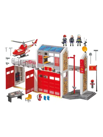PLAYMOBIL® Brandweerkazerne met helicopter 9462