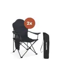 Campingstoelen - Opvouwbaar - 2-Pack - 160KG