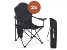 Campingstoelen - Opvouwbaar - 2-Pack - 160KG