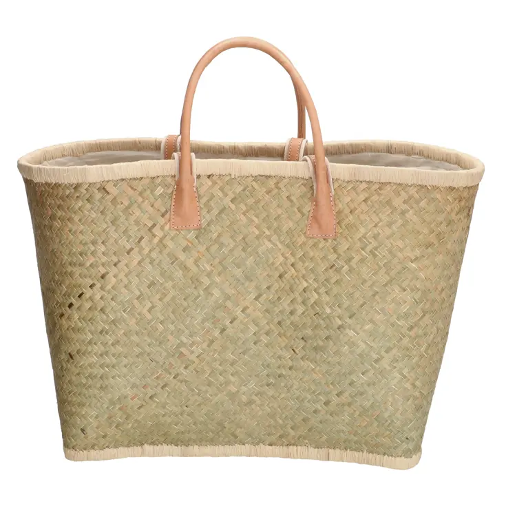 Penjy - Strandtas - Raffia riet - Trekkoord