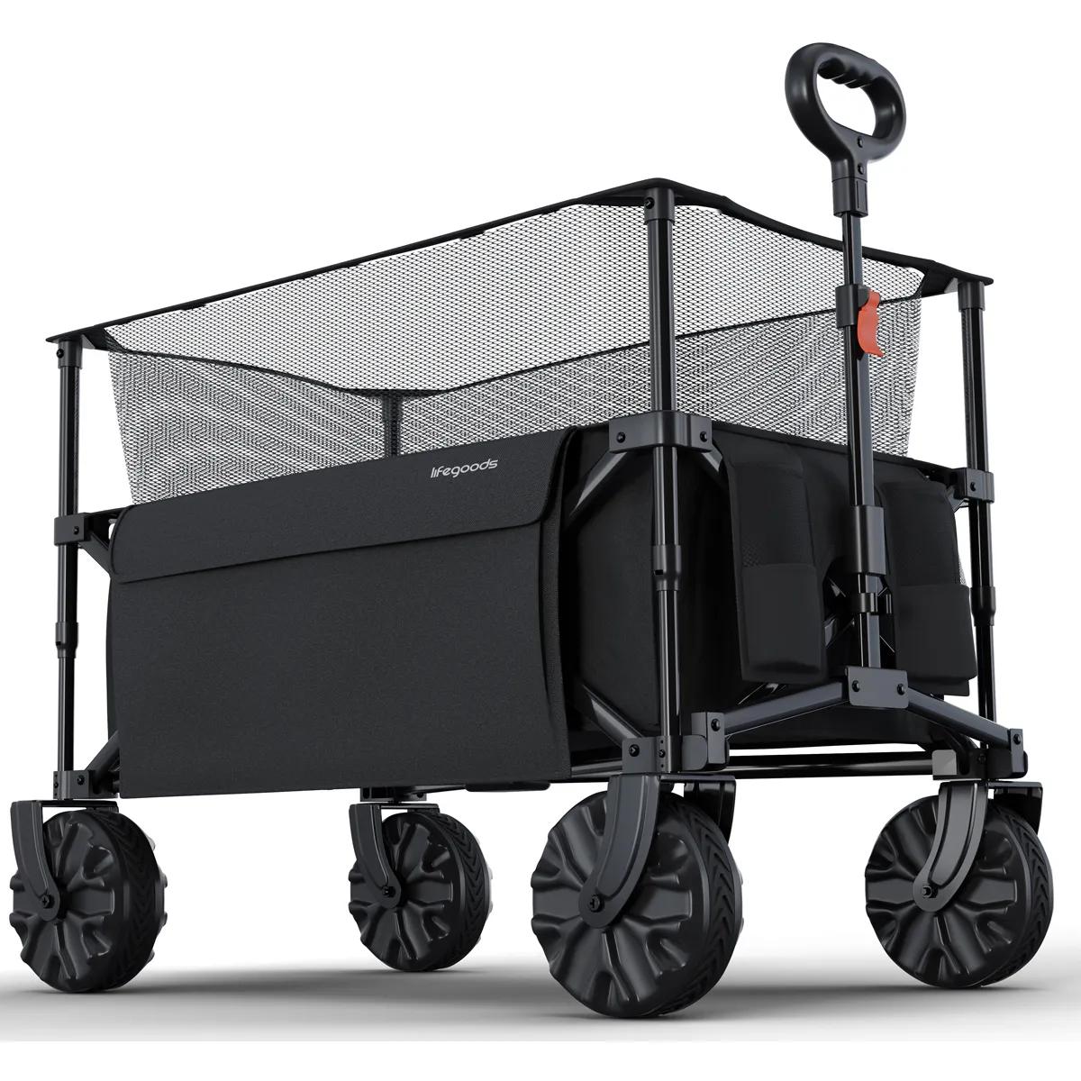 Lifegoods  Bolderkar  100KG  Zwart