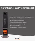 Keramische Kachel met Sfeerhaard