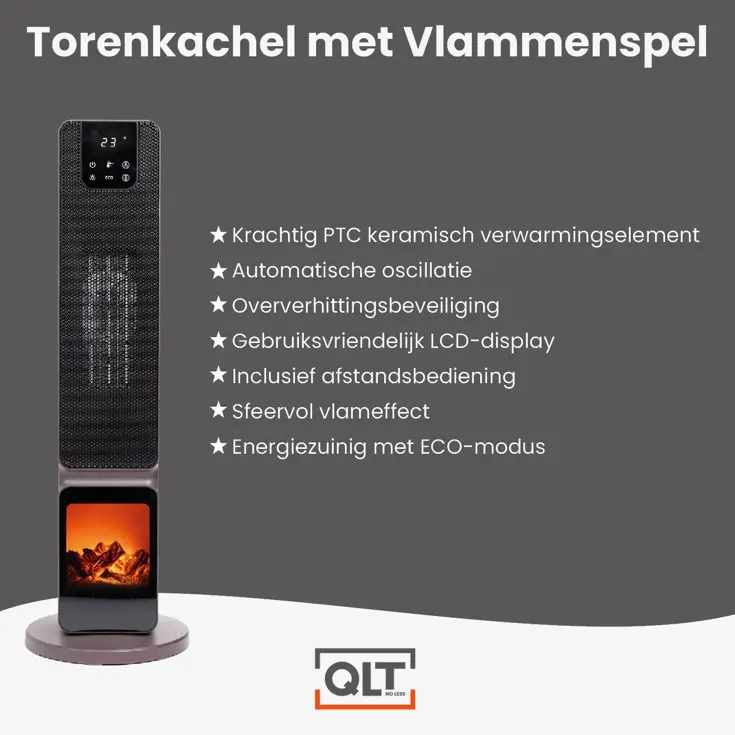 QLT Keramische Kachel met Sfeerhaard