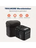 Wereldstekker Universeel – USB C/A
