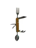 Bestekmes - 7-In-1 Hout - Campingmes - Hem