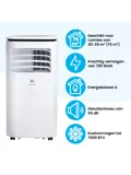 RM AIRPlus Mobiele Airco - 7000BTU
