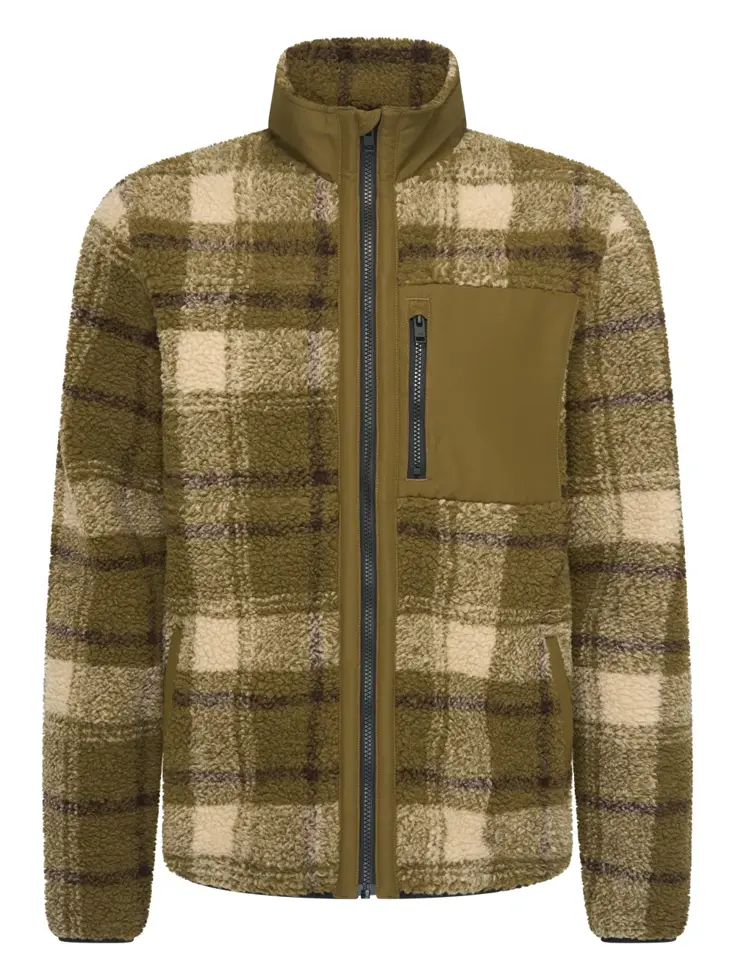 Farso - Fleecejack print heren