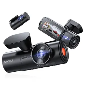 Vantrue N4 Pro Triple 3CH 4K Wifi GPS dashcam
