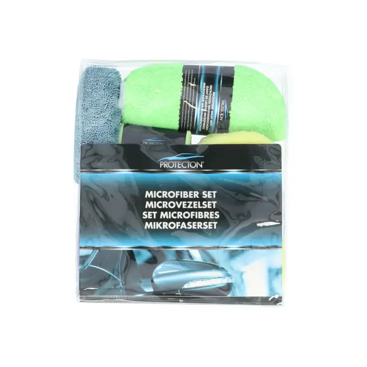 9-delige microvezel set voor auto en caravan