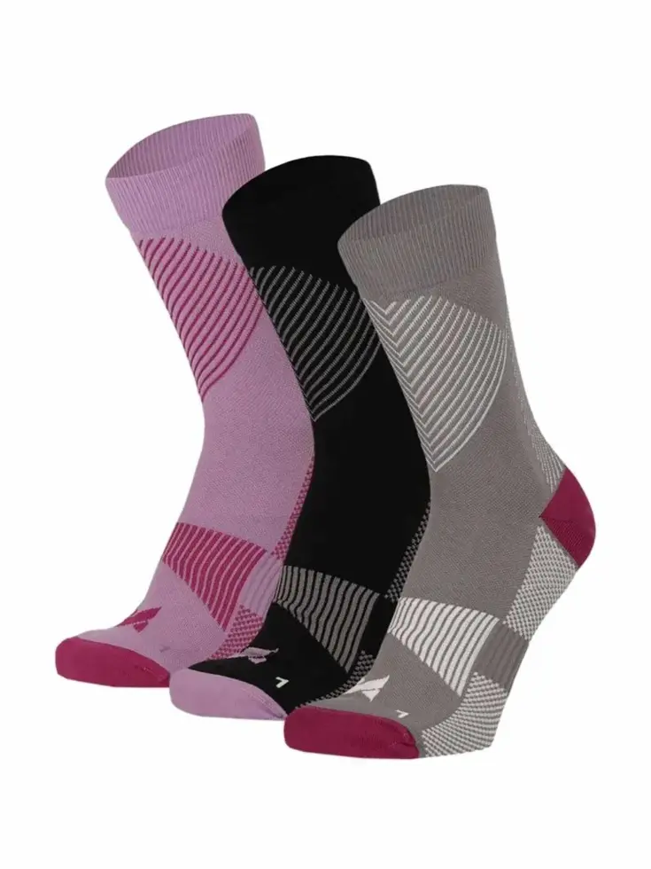 6 paar - Quarter Compressiesokken