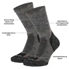 6 paar - Met Wol - Hiking Sokken