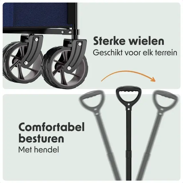 LifeGoods Bolderkar - 100KG - 200L