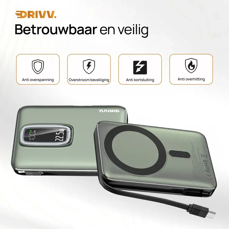 Magnetische Powerbank 10000 mAh