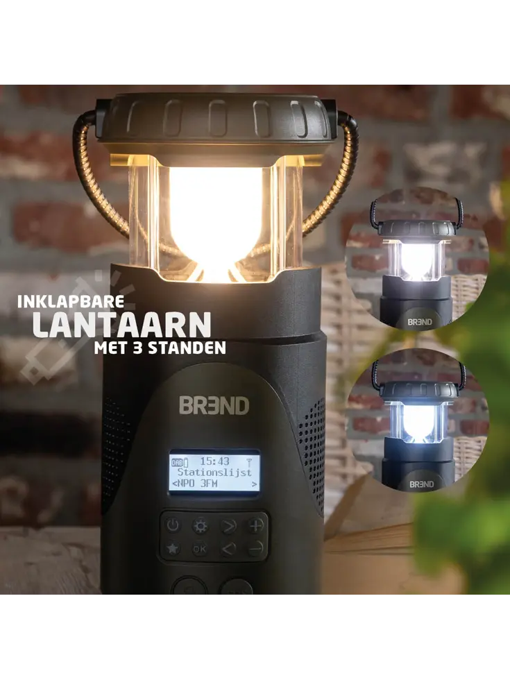 BR-2245 Campingradio met Lantaarn