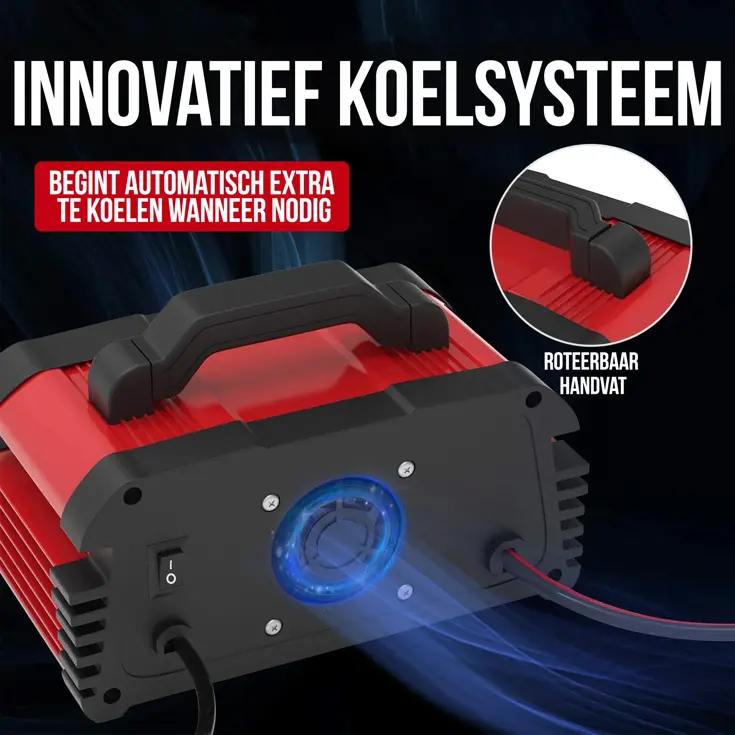 Industriele Acculader 12/24V - 5/10/25A