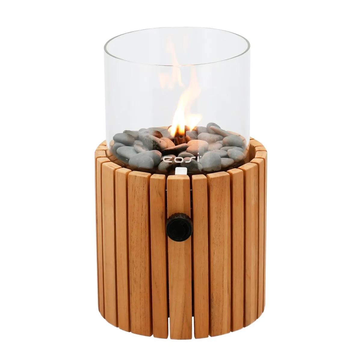 Cosi Fires Cosiscoop Timber Gaslantaarn   Grijs
