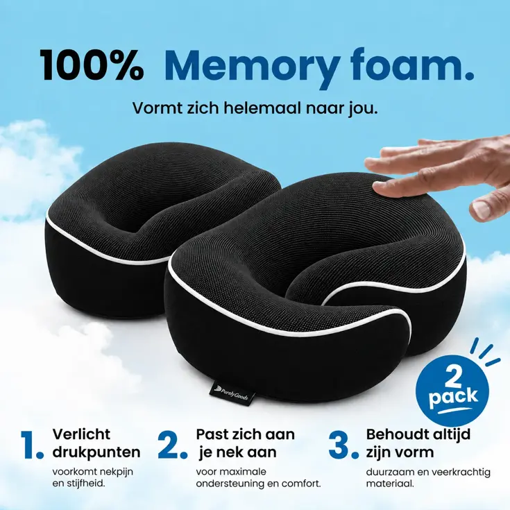 Reissets 2-Pack - Memory Foam