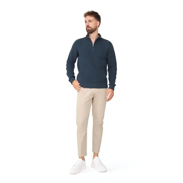 Heren Menthon Zip Pullover