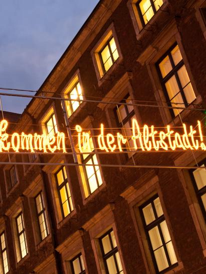 Kerstkraampjes in Dusseldorf