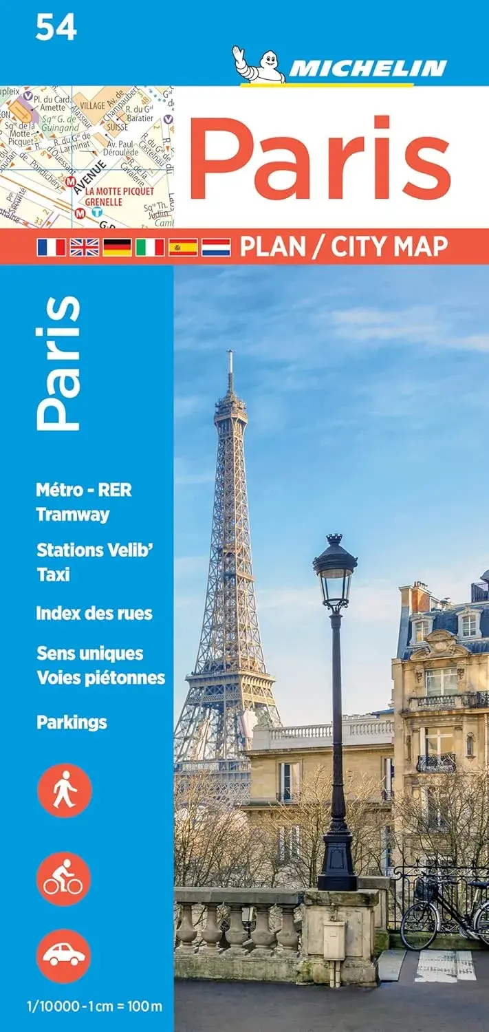 Stadsplattegrond 54 Parijs