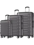 Kofferset – 3 Delig – 38L – Donkergrijs
