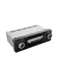 1-DIN Retro Autoradio Zwart Bluetooth USB-C