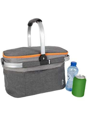Koeltas Koelmand Grijs 20L Polyester
