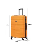 Reiskoffer M ABS 74L met TSA-slot en 360° wielen