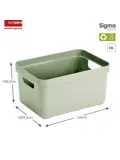 Sigma home - Opbergbox - 13L - 6-delig