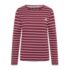 Bordeaux gestreept t-shirt