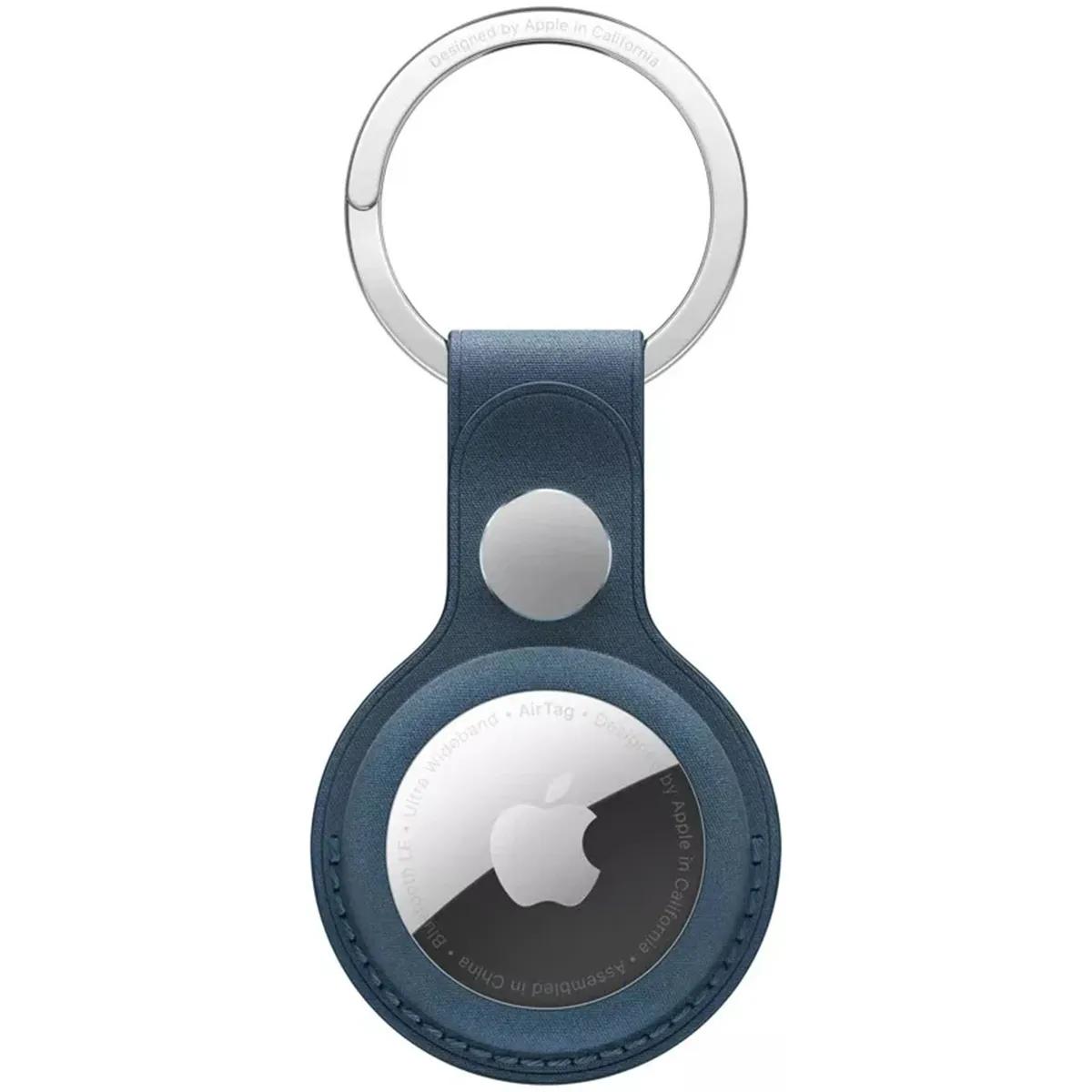 Apple  FineWoven Key ring AirTag-sleutelhanger  Blauw
