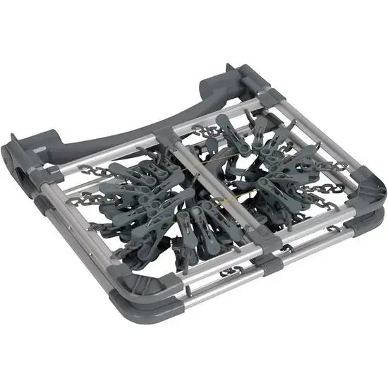 Hangend droogrek 59x34 cm met 36 knijpers