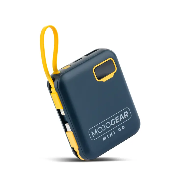 Powerbank 10.000 mAh met Kabels - Blauw