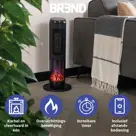 BREND BR-2222 Kachel met Sfeerhaard