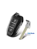 Smart key behuizing geschikt voor Peugeot/Citroen