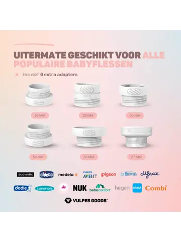 Flessenwarmer Roze Onderweg - MAX - 13200 mAh