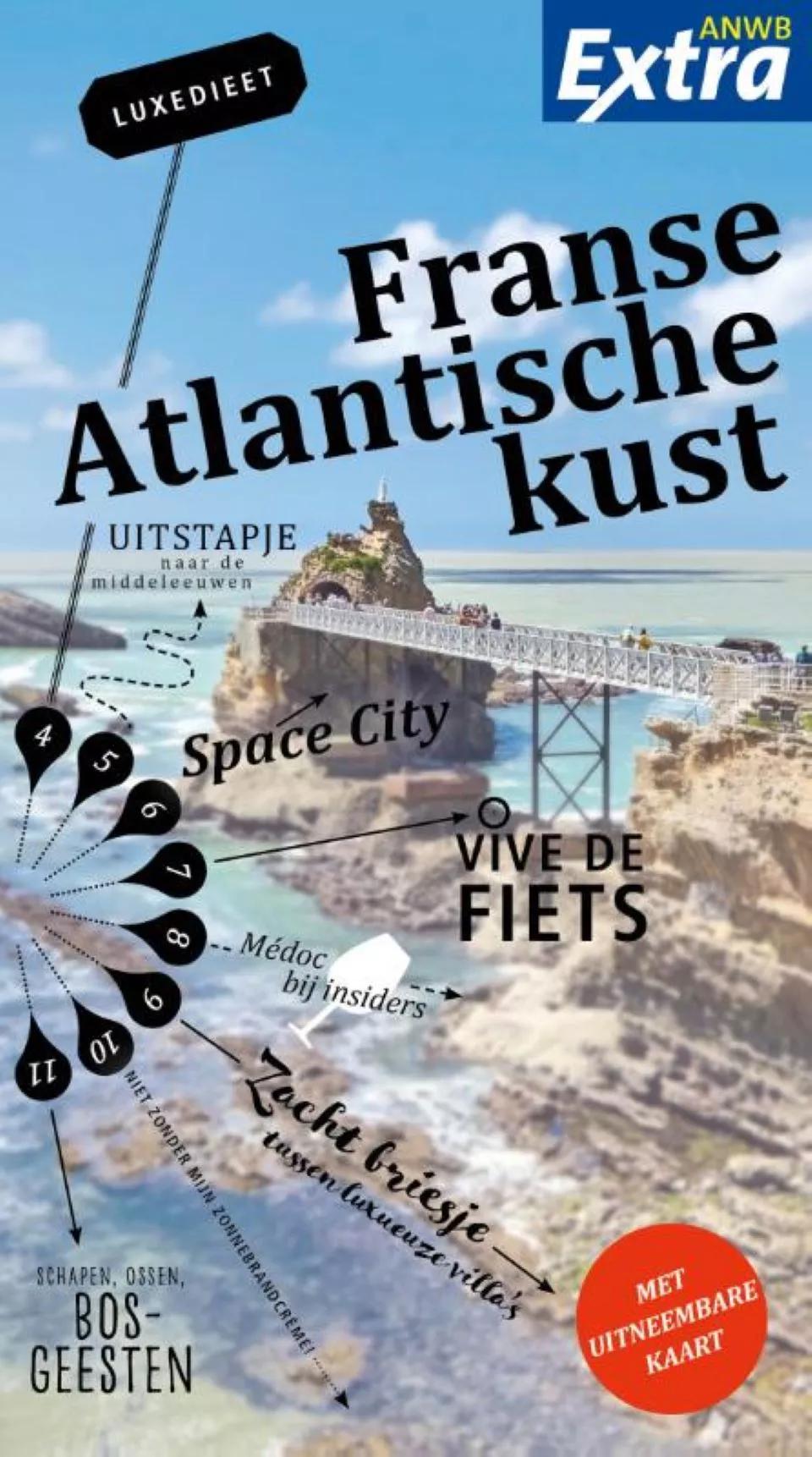 ANWB  Extra reisgids Franse Atlantische kust main product image